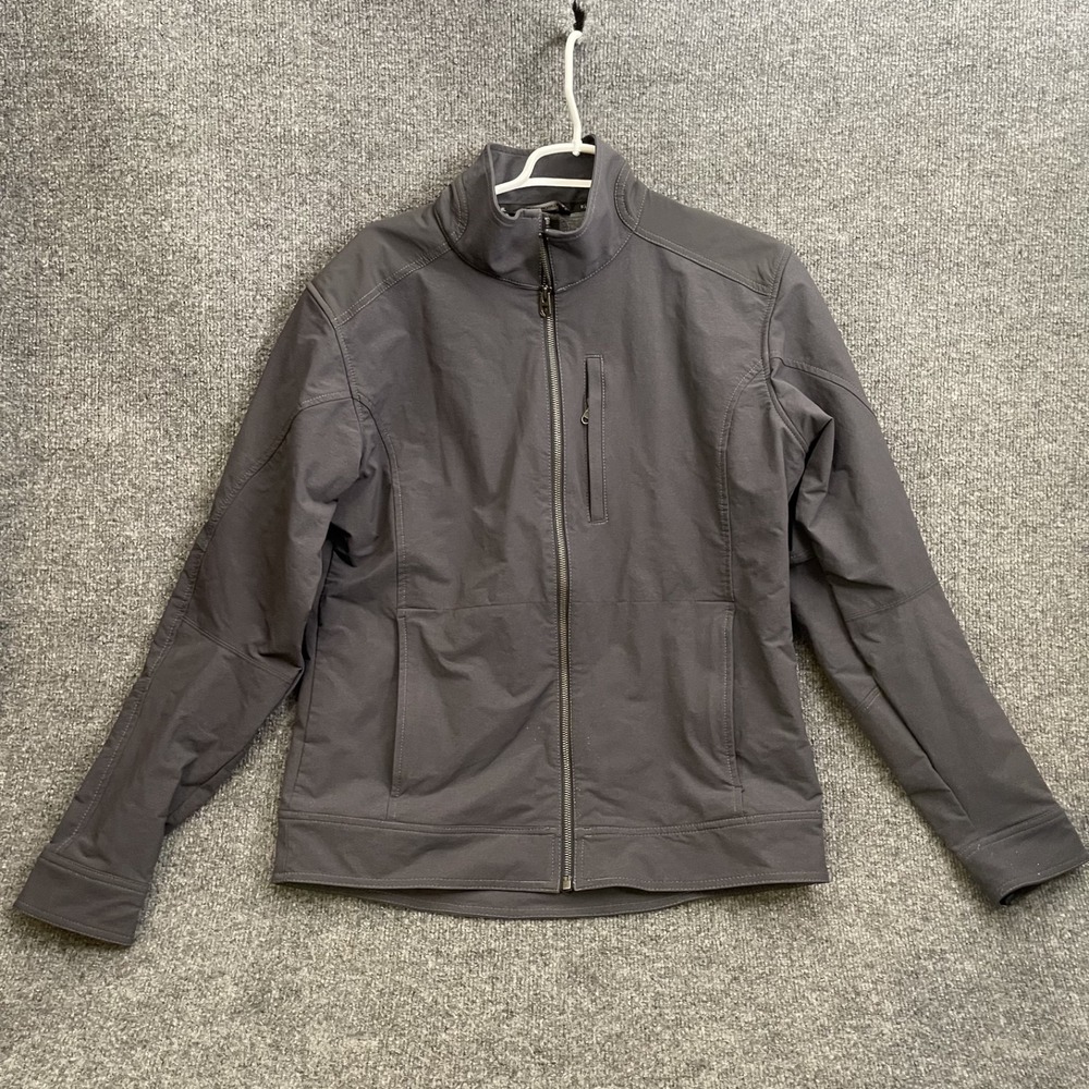 Kuhl Klash Soft Shell Jacket Men's Sz M Water Resistant Performance Gray 1067